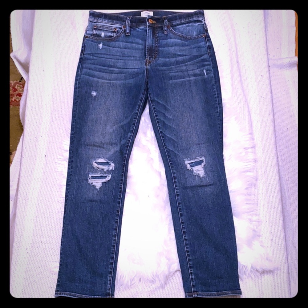 J. Crew Blue Straight Leg Jeans